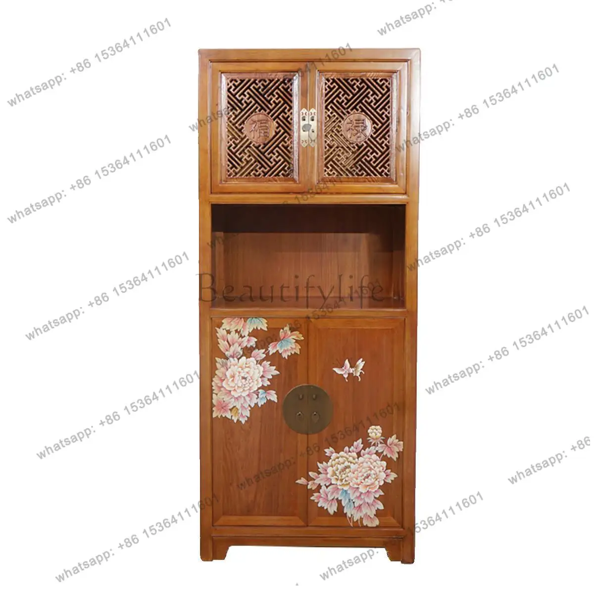 New Chinese-style painted dining side tea cabinet sofa side corner solid wood multi-layer storage cabinet
New Chinese-style painted dining side tea cabinet sofa side corner solid wood multi-layer storage cabinet