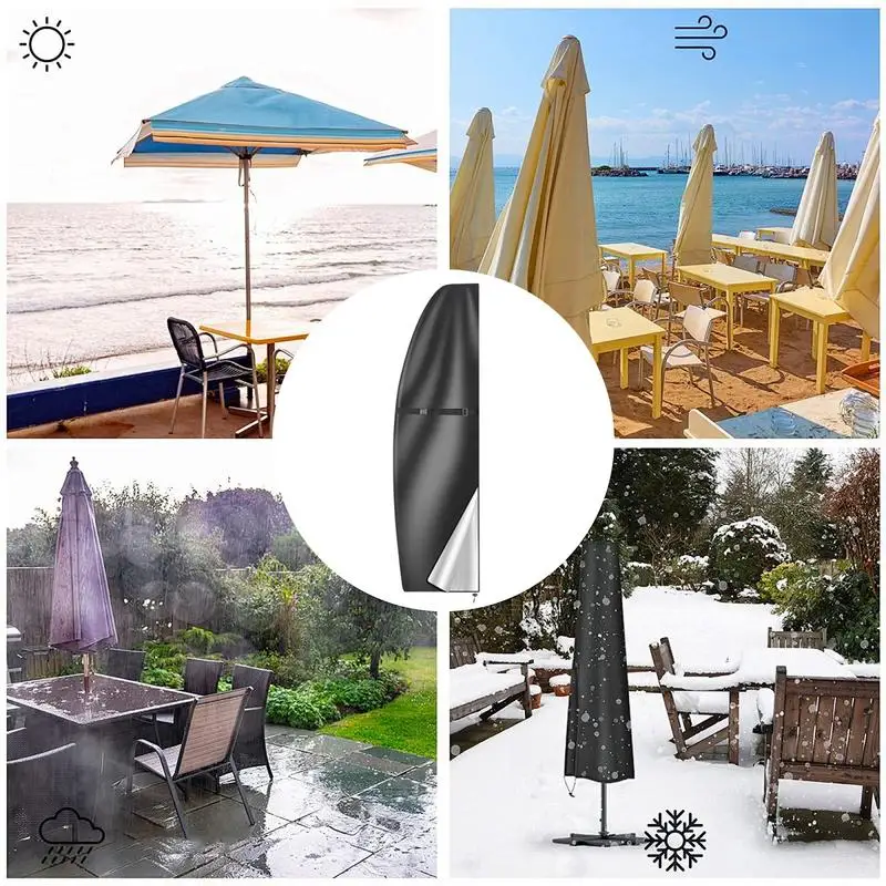 Oxford Cloth Waterproof Parasol Cover Outdoor Garden Patio Anti-UV Windproof Rainproof Sunshade Umbrella Cover with Zipper
Oxford Cloth Waterproof Parasol Cover Outdoor Garden Patio Anti-UV Windproof Rainproof Sunshade Umbrella Cover with Zipper