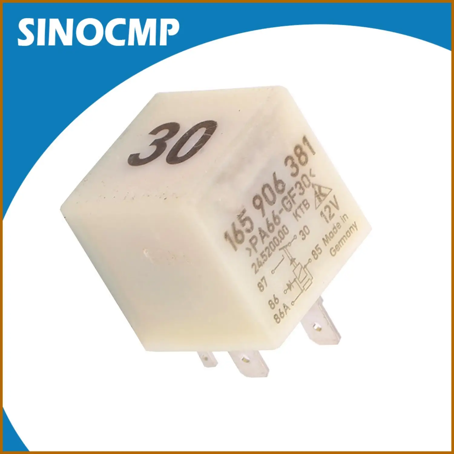 V 5-Pin Automotive Relay Construction 165906381 for Volkswagen VW Golf Jetta Passat Corrado EuroVan and Audi A4 A6 Quattro
V 5-Pin Automotive Relay Construction 165906381 for Volkswagen VW Golf Jetta Passat Corrado EuroVan and Audi A4 A6 Quattro