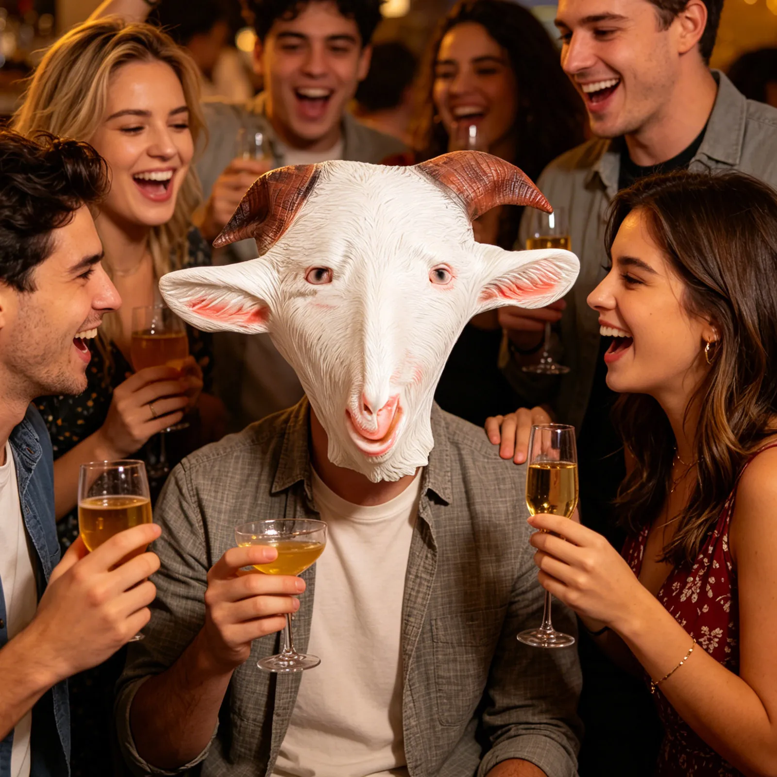 Realistic Goat Mask Full Face Latex Animal Costume Mask for Adults Halloween Cosplay Farm Theme Carnival Photo Booth Roleplay
Realistic Goat Mask Full Face Latex Animal Costume Mask for Adults Halloween Cosplay Farm Theme Carnival Photo Booth Roleplay