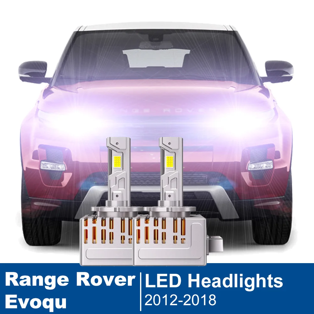 2Pcs Led Headlight Bulb For Land Rover Range Rover Evoque 2012-2018 6000K High Low Beam (Only fit original bulb is Xenon)
2Pcs Led Headlight Bulb For Land Rover Range Rover Evoque 2012-2018 6000K High Low Beam (Only fit original bulb is Xenon)