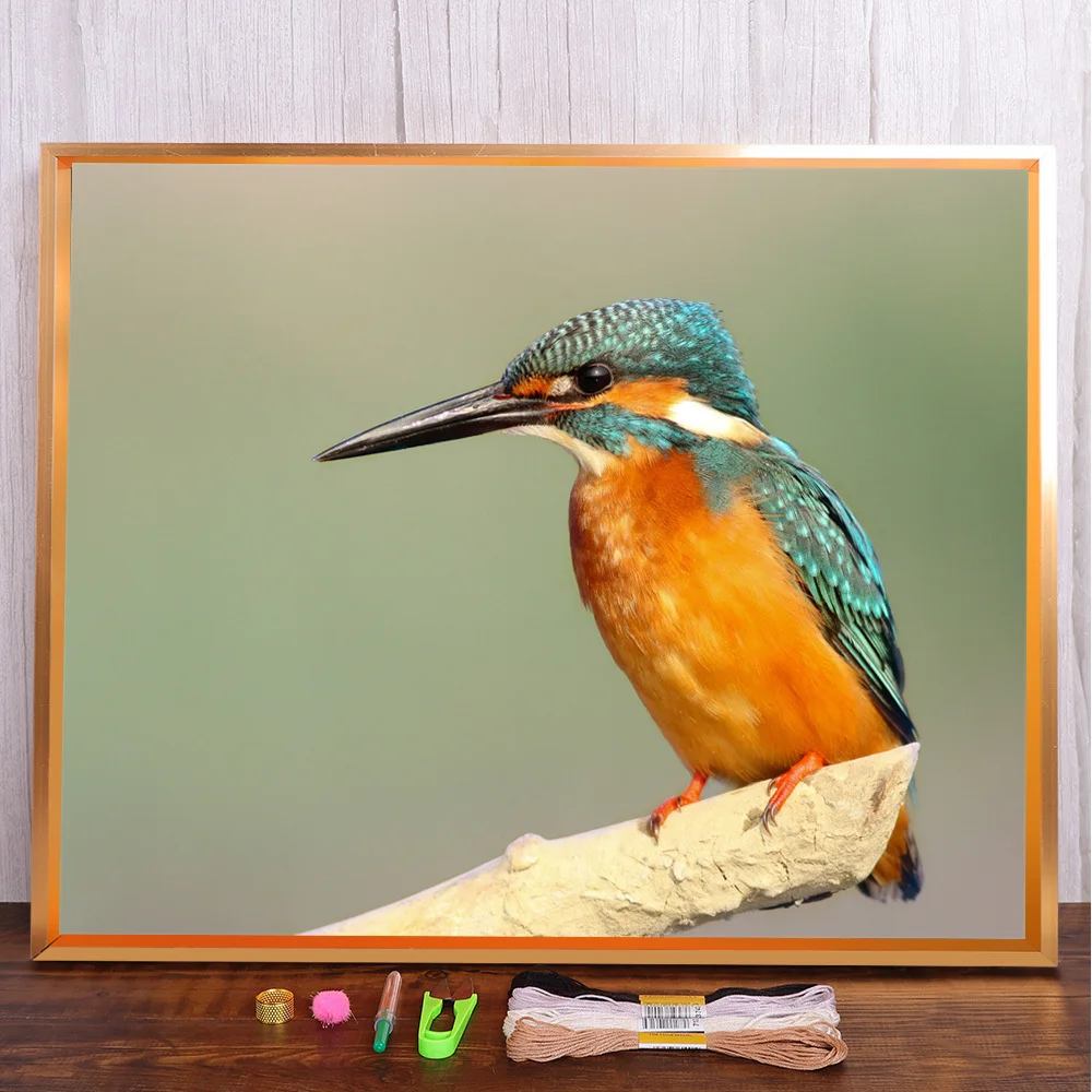 Bird Kingfisher Printed 11CT Cross-Stitch DIY Embroidery Full Kit Handiwork Knitting Needlework Painting Mulina Floss Stamped
Bird Kingfisher Printed 11CT Cross-Stitch DIY Embroidery Full Kit Handiwork Knitting Needlework Painting Mulina Floss Stamped
