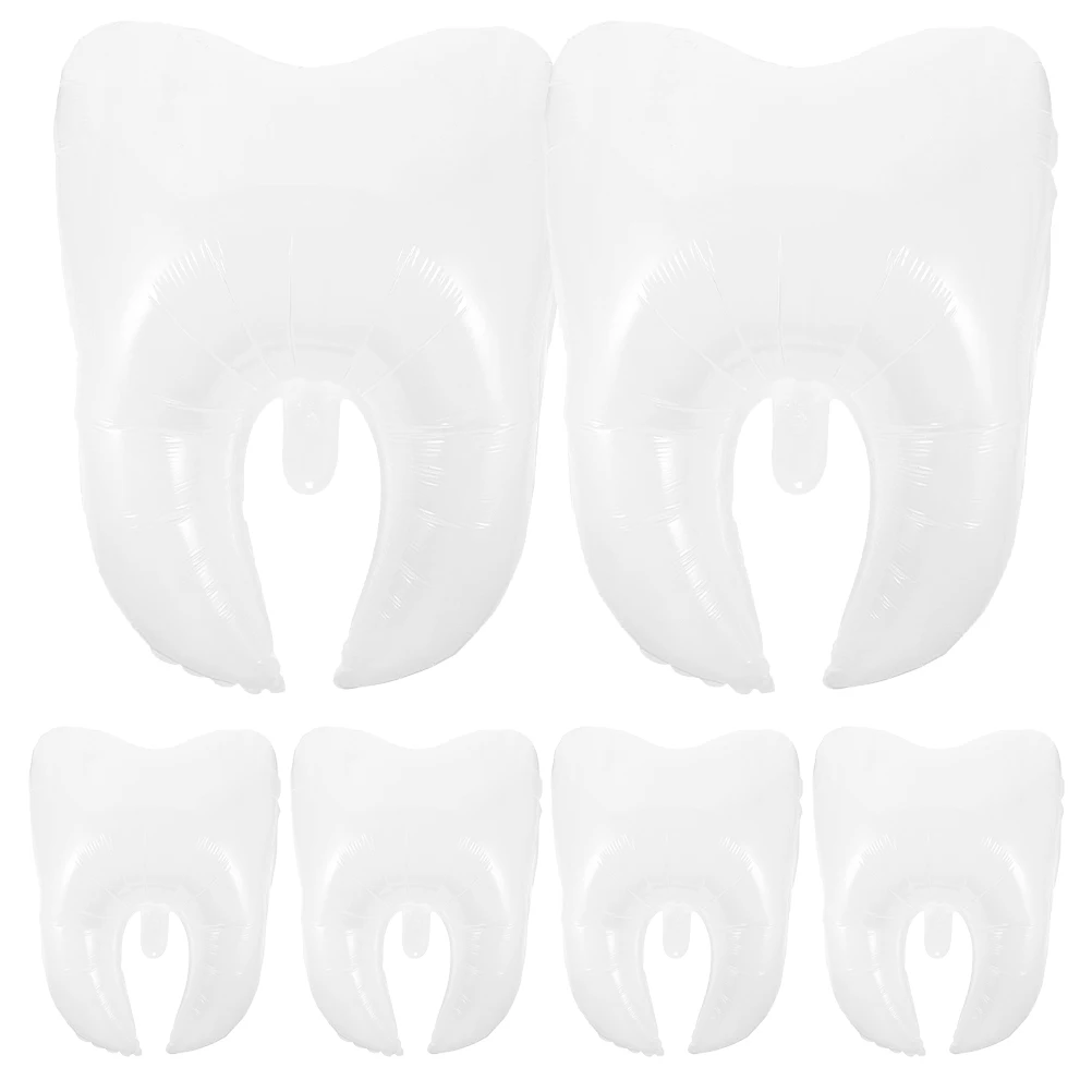 6 Pcs Tooth Shaped Balloons Large Decorative PE Material for Baby Shower Party Birthday New Year Christmas Wall Door Window
6 Pcs Tooth Shaped Balloons Large Decorative PE Material for Baby Shower Party Birthday New Year Christmas Wall Door Window