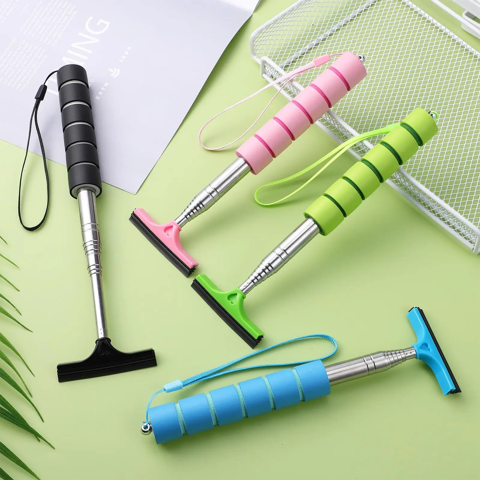 4Pcs Telescoping Mirror Squeegee Adjustable Length Mini Water Wiper Pink Black Green Blue Portable Car Gadgets Car Windshield
4Pcs Telescoping Mirror Squeegee Adjustable Length Mini Water Wiper Pink Black Green Blue Portable Car Gadgets Car Windshield