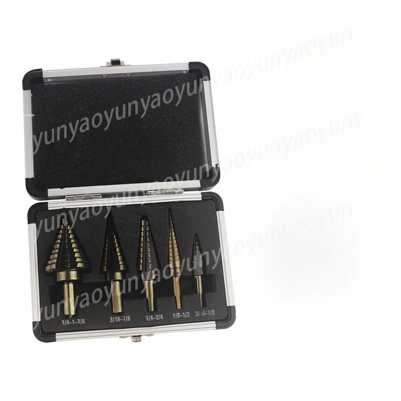 Multi-Size Step Drill Bit High Hardness Hole Cutter for Stainless Steel Steel Plate Aluminum Alloy Drilling
Multi-Size Step Drill Bit High Hardness Hole Cutter for Stainless Steel Steel Plate Aluminum Alloy Drilling