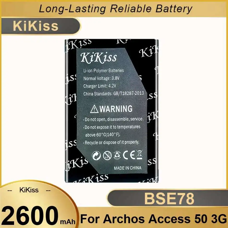 BSE78 2600 мАч для Archos Access 50 3G AC50AS3G AC50AS4G надежный аккумулятор для мобильного телефона
BSE78 2600 мАч для Archos Access 50 3G AC50AS3G AC50AS4G надежный аккумулятор для мобильного телефона
