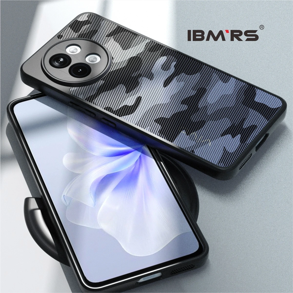 IBMRS for vivo S18e Case,Camo Clear Hard Back Shockproof Advanced Protective Cover
IBMRS for vivo S18e Case,Camo Clear Hard Back Shockproof Advanced Protective Cover