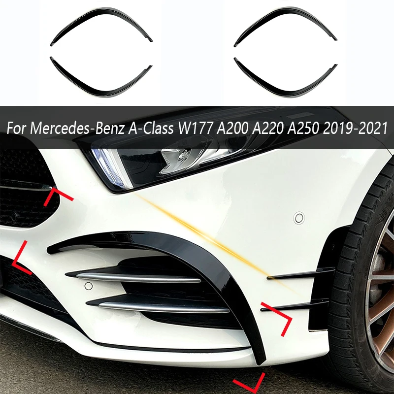 Golssy Black Front Bumper Air Vent CoverFor Mercedes-Benz A-Class W177 A200 A220 A250 2019-2022 Intake Frame Spoiler Splitter
Golssy Black Front Bumper Air Vent CoverFor Mercedes-Benz A-Class W177 A200 A220 A250 2019-2022 Intake Frame Spoiler Splitter