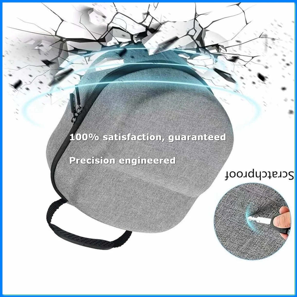 Portable Storage Bag for VR Shockproof Travel Carrying Case for 3/Quest 2 Accessories-B-ELEC
Portable Storage Bag for VR Shockproof Travel Carrying Case for 3/Quest 2 Accessories-B-ELEC