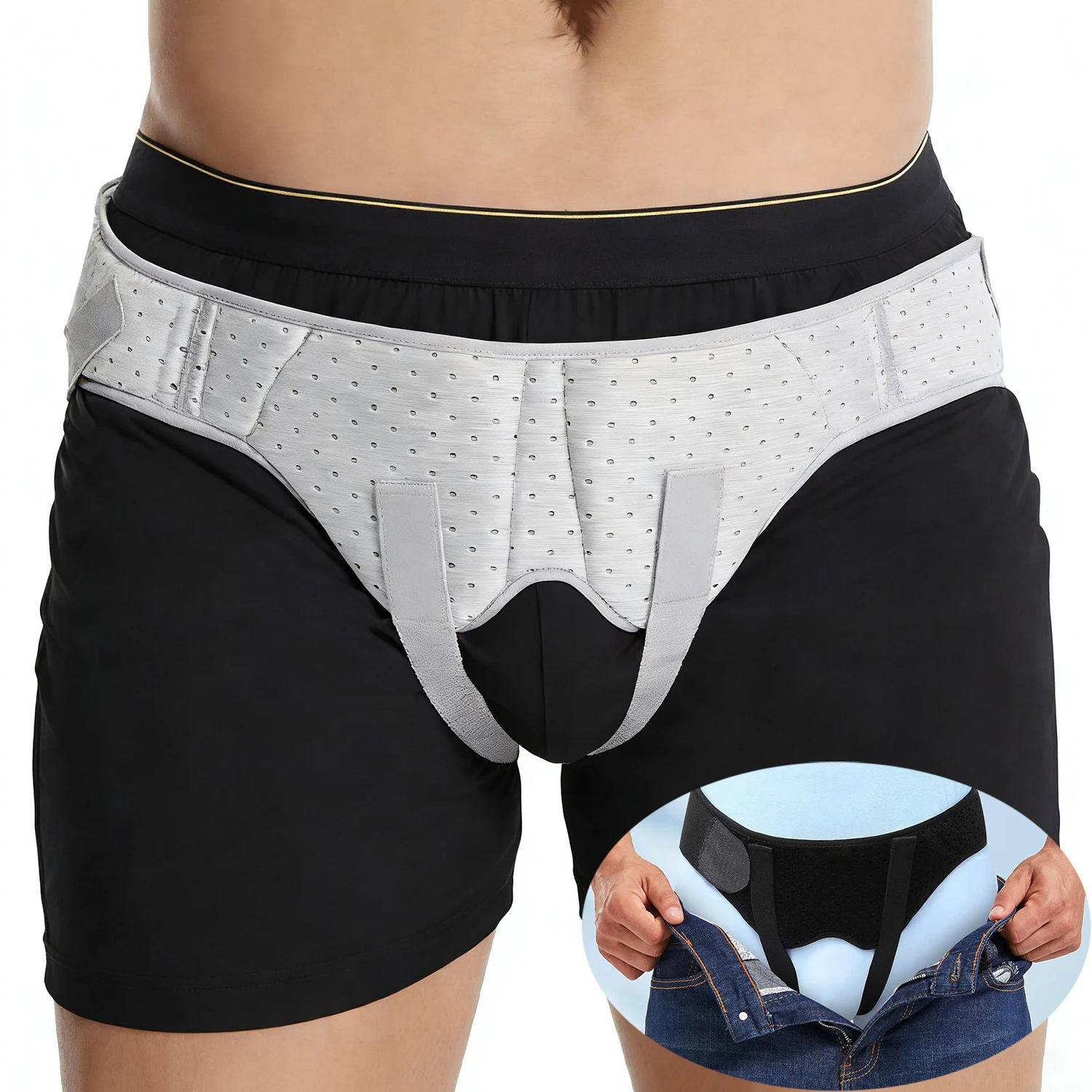 Inguinal Hernia Brace Support Truss for Men Women, Adjustable Single/Double Groin Hernia Belt, Discreet Comfort Fit for Daily
Inguinal Hernia Brace Support Truss for Men Women, Adjustable Single/Double Groin Hernia Belt, Discreet Comfort Fit for Daily