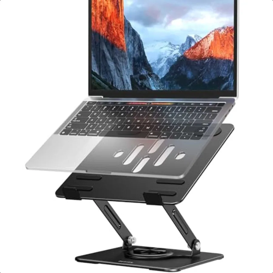LS11 Laptop Stand with 360 Rotating Base Ergonomic Adjustable Notebook Holder Riser Holder Computer Stand Compatible with Air P
LS11 Laptop Stand with 360 Rotating Base Ergonomic Adjustable Notebook Holder Riser Holder Computer Stand Compatible with Air P