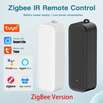 Tuya Zigbee IR 리모컨 스마트 범용 적외선, TV DVD AUD AC용 스마트 홈 제어용, 알렉사 구글 홈과 함께 작동