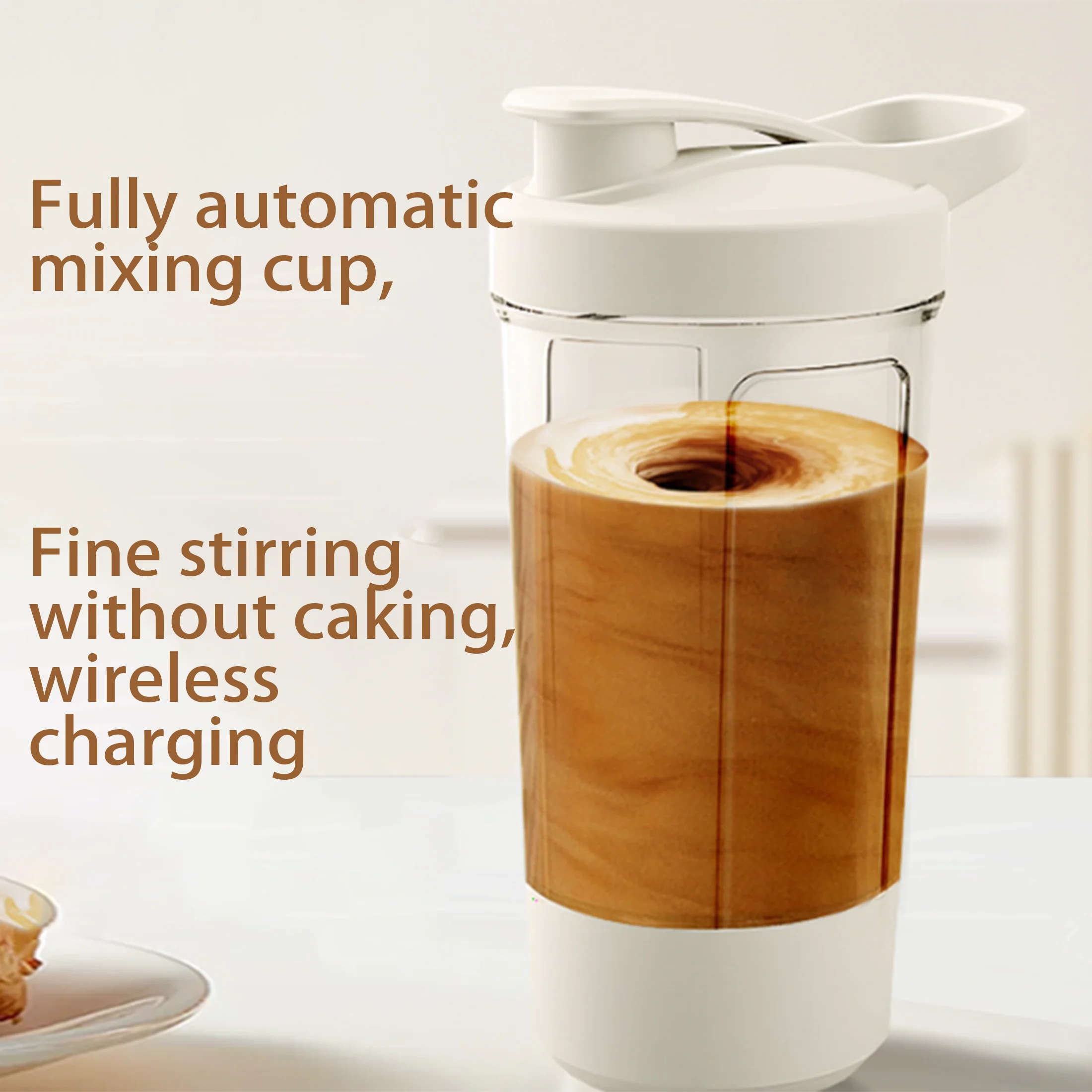 With Measurement Markings, Perfect for Coffee,Protein Shakes USB Rechargeable TransparentFood-Grade PP Material
With Measurement Markings, Perfect for Coffee,Protein Shakes USB Rechargeable TransparentFood-Grade PP Material