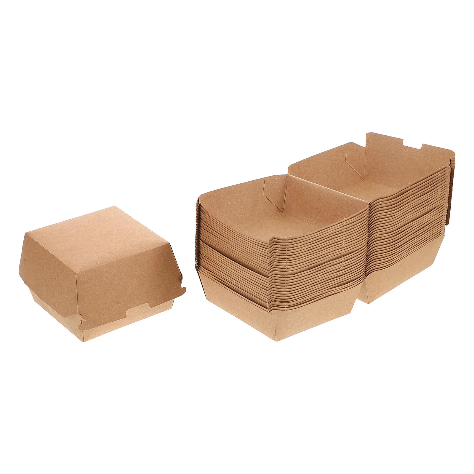 30Pcs Burger Boxes Kraft Paper Food Grade Disposable Takeout Containers for Sandwiches Pastries Snacks Picnics Delivery Fast
30Pcs Burger Boxes Kraft Paper Food Grade Disposable Takeout Containers for Sandwiches Pastries Snacks Picnics Delivery Fast
