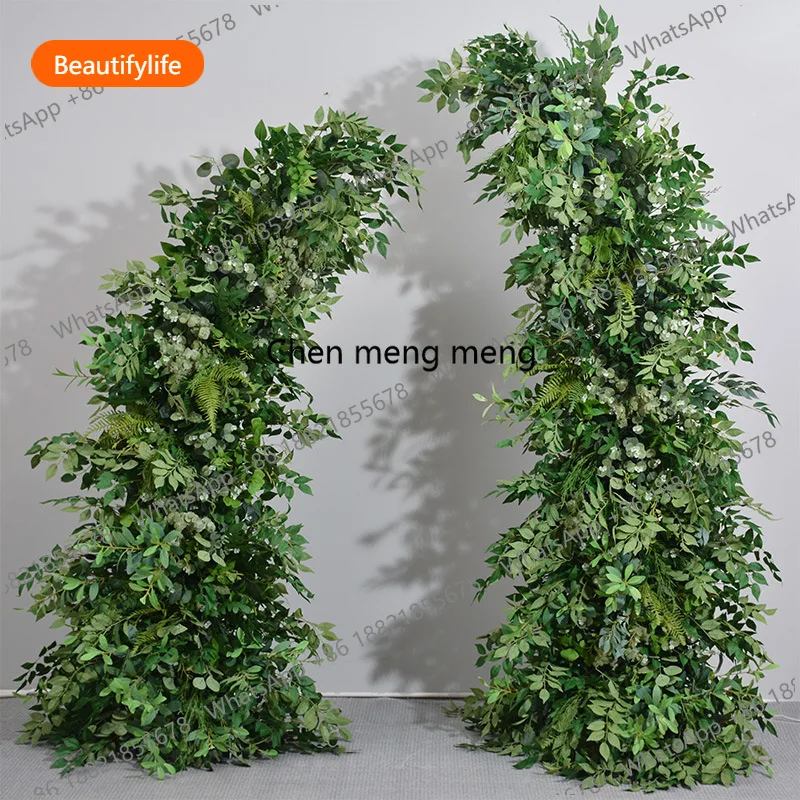 230CM Pure Green Plants Artificial Cow Horn Flower Arrangement Proposal Scene Arrangement Wedding Arch Background Decoration A50
230CM Pure Green Plants Artificial Cow Horn Flower Arrangement Proposal Scene Arrangement Wedding Arch Background Decoration A50