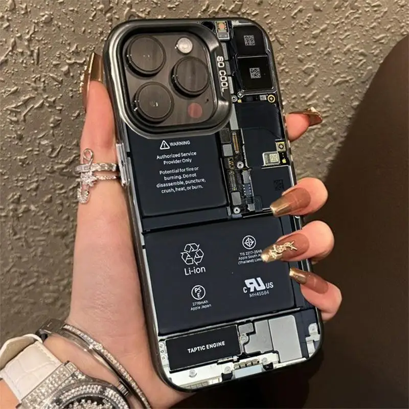 Creative Circuit Board Pattern Case Anti-slip Hard Phone Protective Cover for IPhone 16 Pro Max 15 Pro 14Plus 13 12 11 XR X/XS
Creative Circuit Board Pattern Case Anti-slip Hard Phone Protective Cover for IPhone 16 Pro Max 15 Pro 14Plus 13 12 11 XR X/XS