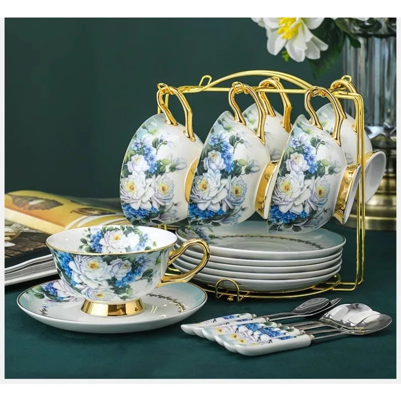Light Luxury Bone China Coffee Cup Set, High-end Practical Violet Retro British Coffee Cup Gift Box Set
Light Luxury Bone China Coffee Cup Set, High-end Practical Violet Retro British Coffee Cup Gift Box Set