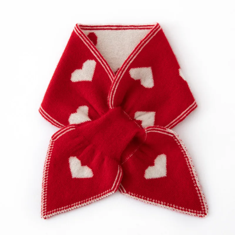 100% Cashmere Children's Scarf Autumn Winter Scarf Cute Boys and Girls Heart Knitted Warm Scarf Fashion Korean Neck Protection 
100% Cashmere Children's Scarf Autumn Winter Scarf Cute Boys and Girls Heart Knitted Warm Scarf Fashion Korean Neck Protection