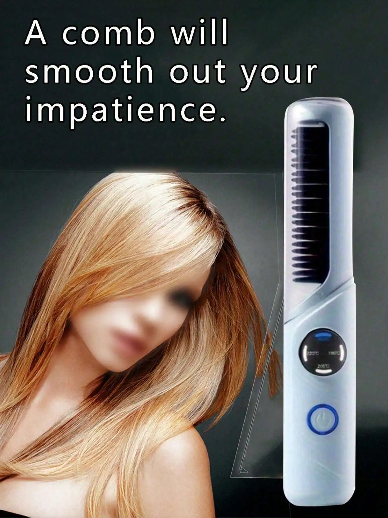 Portable Hair Straightening Comb Four Adjustable Temperature LCD Digital Display Suitable For And Travel Stylish And Simple No
Portable Hair Straightening Comb Four Adjustable Temperature LCD Digital Display Suitable For And Travel Stylish And Simple No