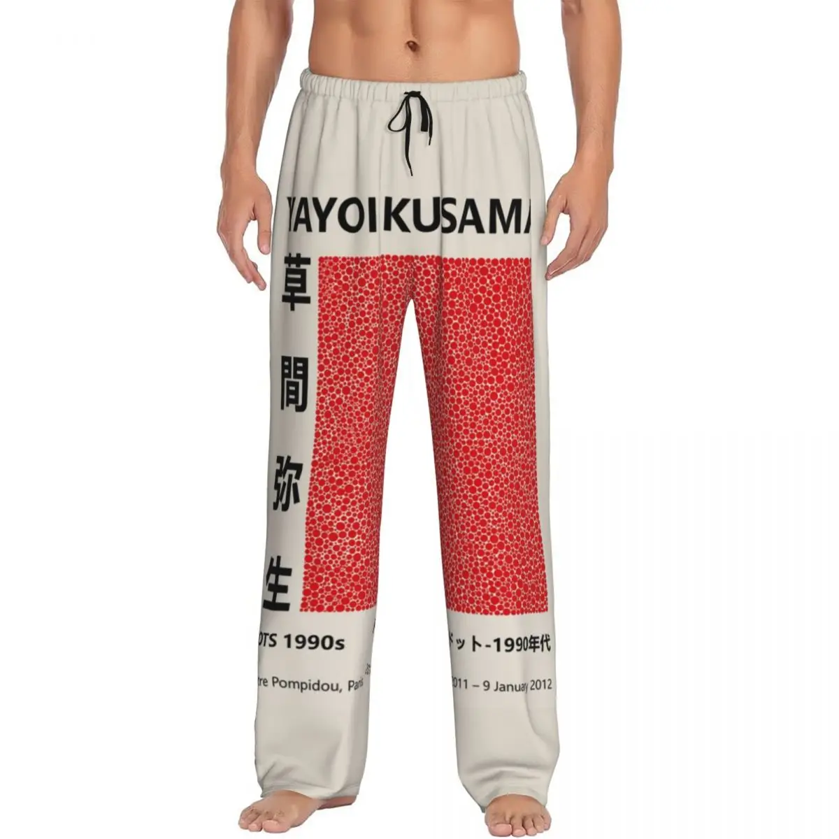Custom Dots Red Yayoi Kusama Pajama Pants for Men Abstract Painting Lounge Sleep Drawstring Sleepwear Bottoms with Pockets
Custom Dots Red Yayoi Kusama Pajama Pants for Men Abstract Painting Lounge Sleep Drawstring Sleepwear Bottoms with Pockets