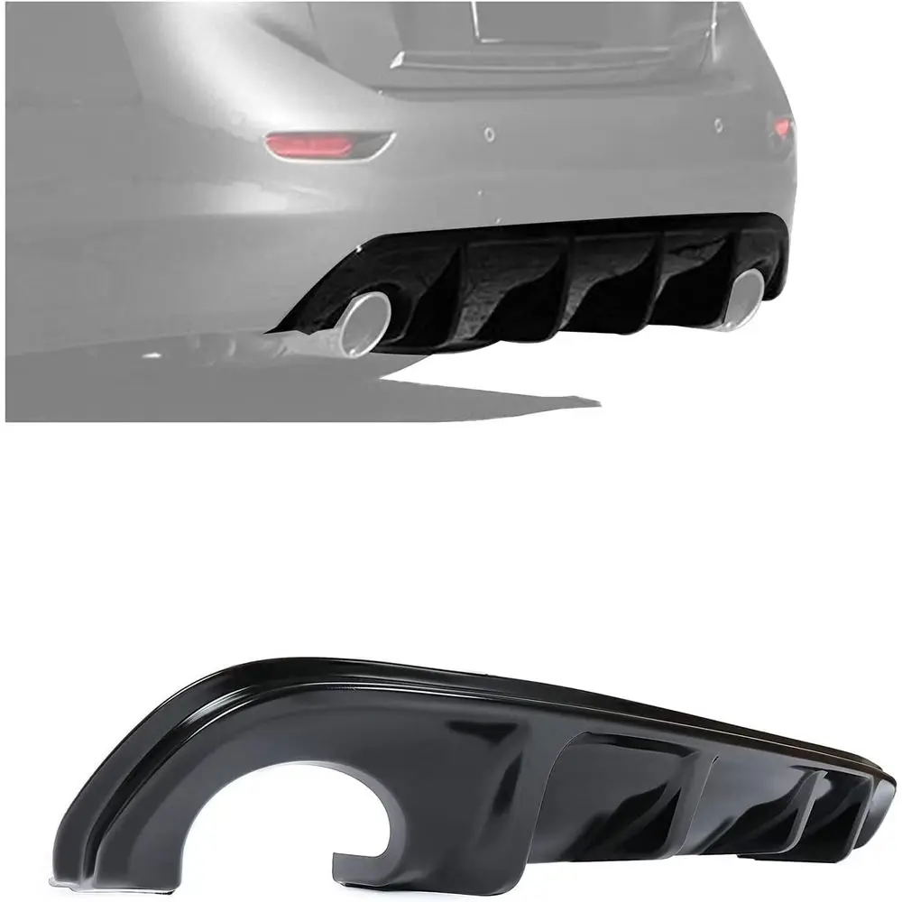 Rear Diffuser for 2014-2017 Q50 with Gloss Black Bumper Lip Spoiler and Splitter
Rear Diffuser for 2014-2017 Q50 with Gloss Black Bumper Lip Spoiler and Splitter