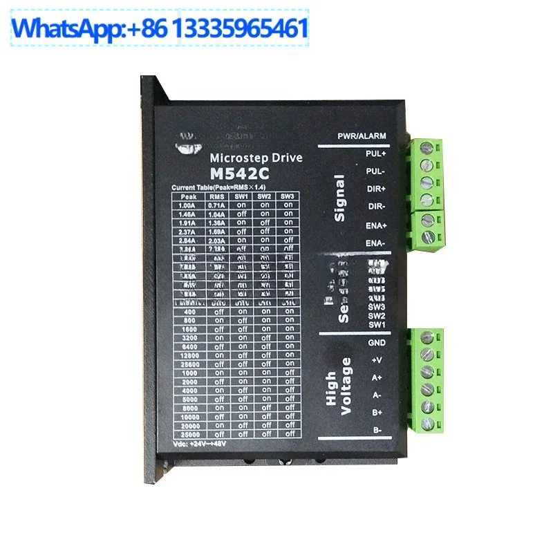 57 Two-phase stepper motor controller M542C engraving machine motor 86 stepper motor drive
57 Two-phase stepper motor controller M542C engraving machine motor 86 stepper motor drive