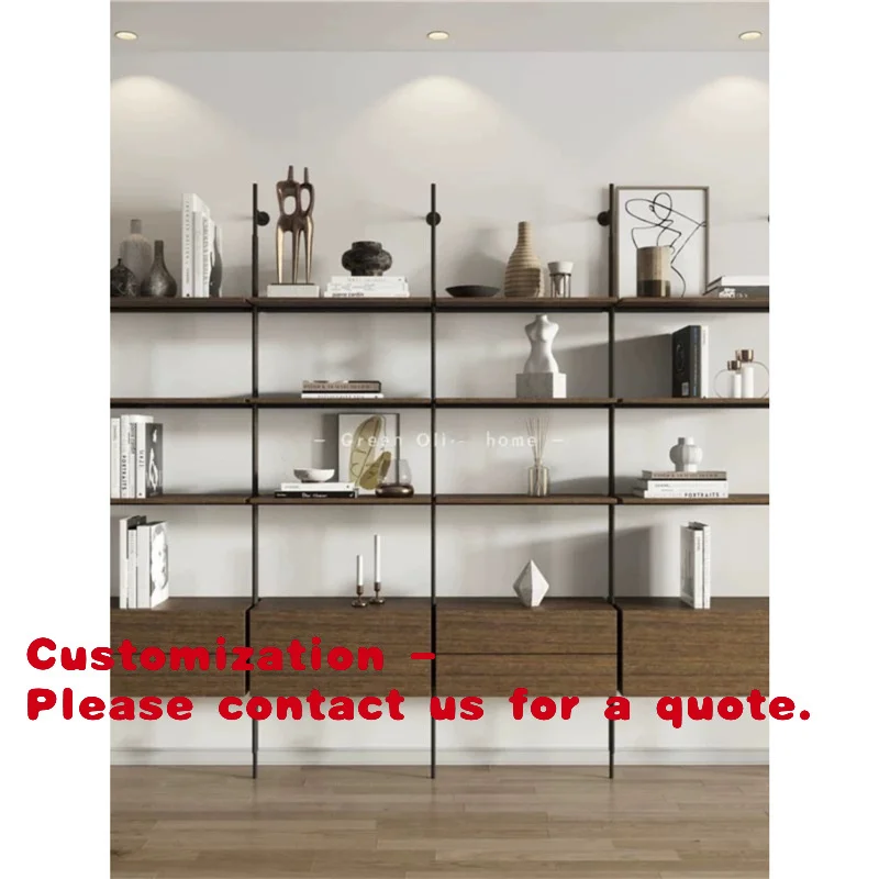 Customize.Italian Minimalist Bookshelf Light Luxury Multi-layer Bookcase Simple Metal Wall-mounted Storage Rack Single Shelf Flo
Customize.Italian Minimalist Bookshelf Light Luxury Multi-layer Bookcase Simple Metal Wall-mounted Storage Rack Single Shelf Flo