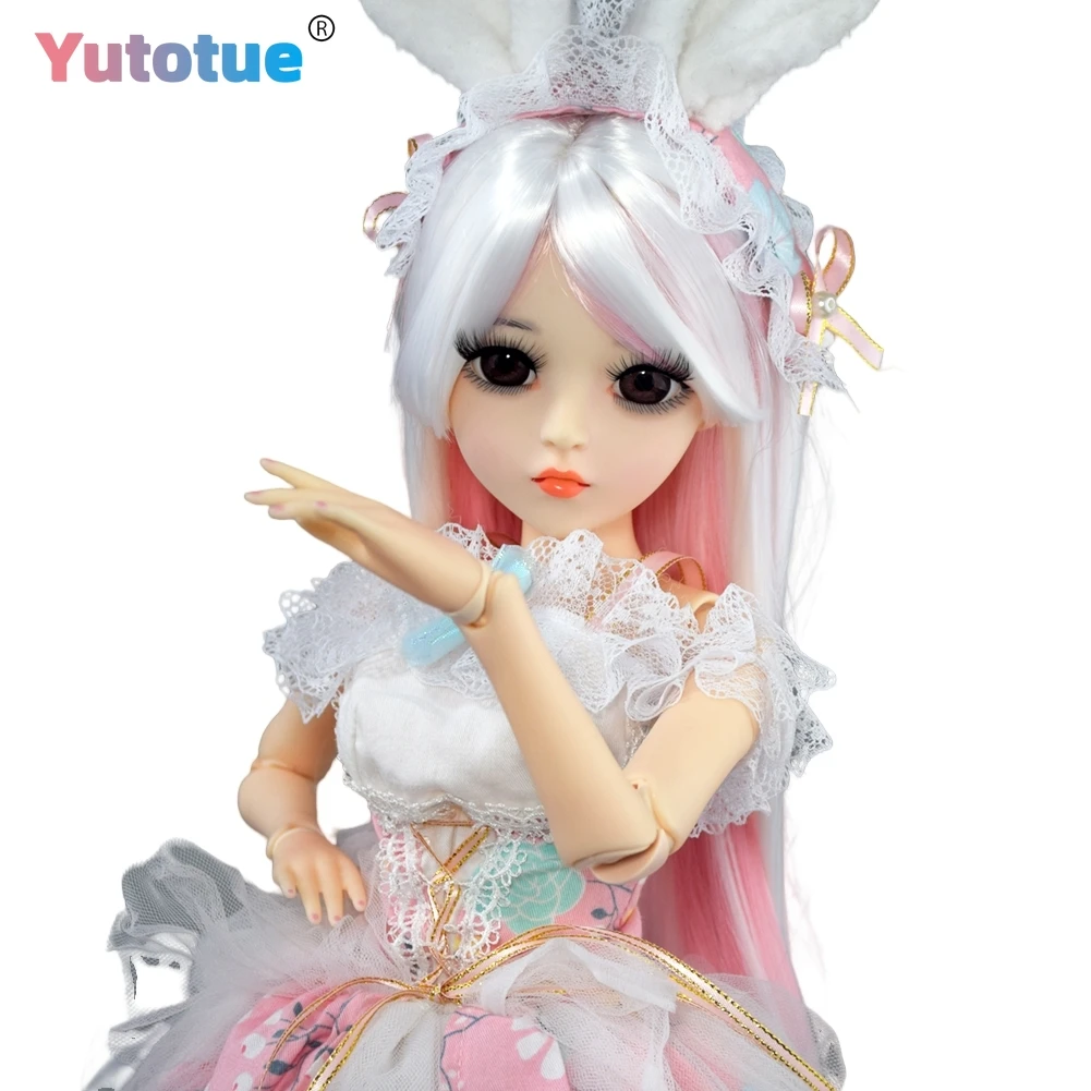 YUTOTUE 1/3 BJD Doll Toy 60cm Height Cute Girl Doll with Dress Shoes Headwear Full Set
YUTOTUE 1/3 BJD Doll Toy 60cm Height Cute Girl Doll with Dress Shoes Headwear Full Set
