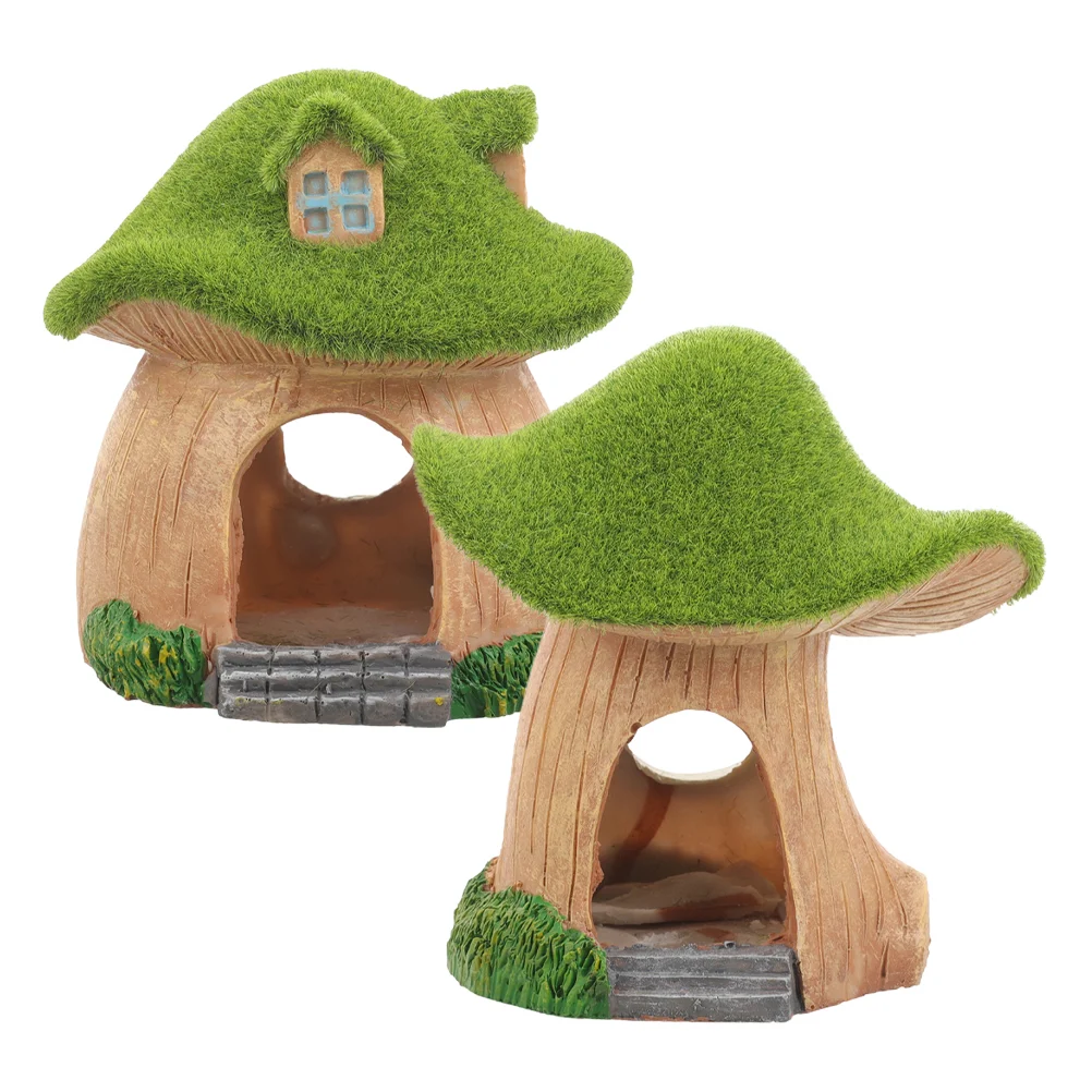 2 Pcs Fish Tank Landscaping Ornaments Shrimp Hideout Hermit Crab Resin Underwater Craft Decor for Aquarium Mushroom House Cave
2 Pcs Fish Tank Landscaping Ornaments Shrimp Hideout Hermit Crab Resin Underwater Craft Decor for Aquarium Mushroom House Cave