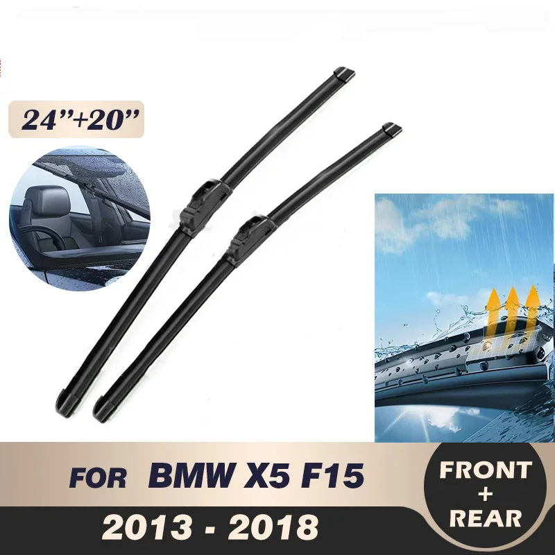 Wiper Front Wiper Blades Set For BMW X5 F15 2013 2014 2015 2016 2017 2018 Windshield Windscreen Window 24"20
Wiper Front Wiper Blades Set For BMW X5 F15 2013 2014 2015 2016 2017 2018 Windshield Windscreen Window 24"20