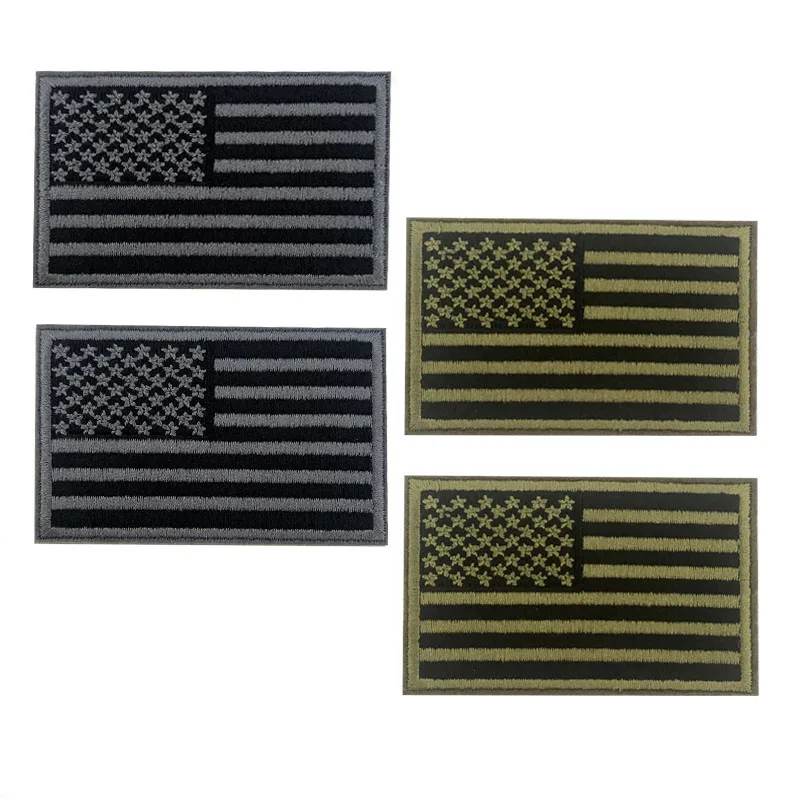 2pcs USA Flag Patch Set - Black & Army Green, Black & Gray American Flag Embroidered Patches for Clothes,Backpack, Hats, Jackets
2pcs USA Flag Patch Set - Black & Army Green, Black & Gray American Flag Embroidered Patches for Clothes,Backpack, Hats, Jackets