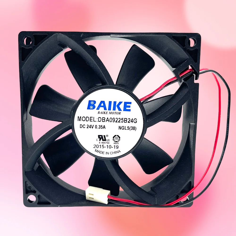 92mm Case Fan For Baike DBA09225B24G 92x92x25mm DC 24V 74.5CFM Dual Ball Industrial Cooling Fan for Welding Machine Industrial
92mm Case Fan For Baike DBA09225B24G 92x92x25mm DC 24V 74.5CFM Dual Ball Industrial Cooling Fan for Welding Machine Industrial