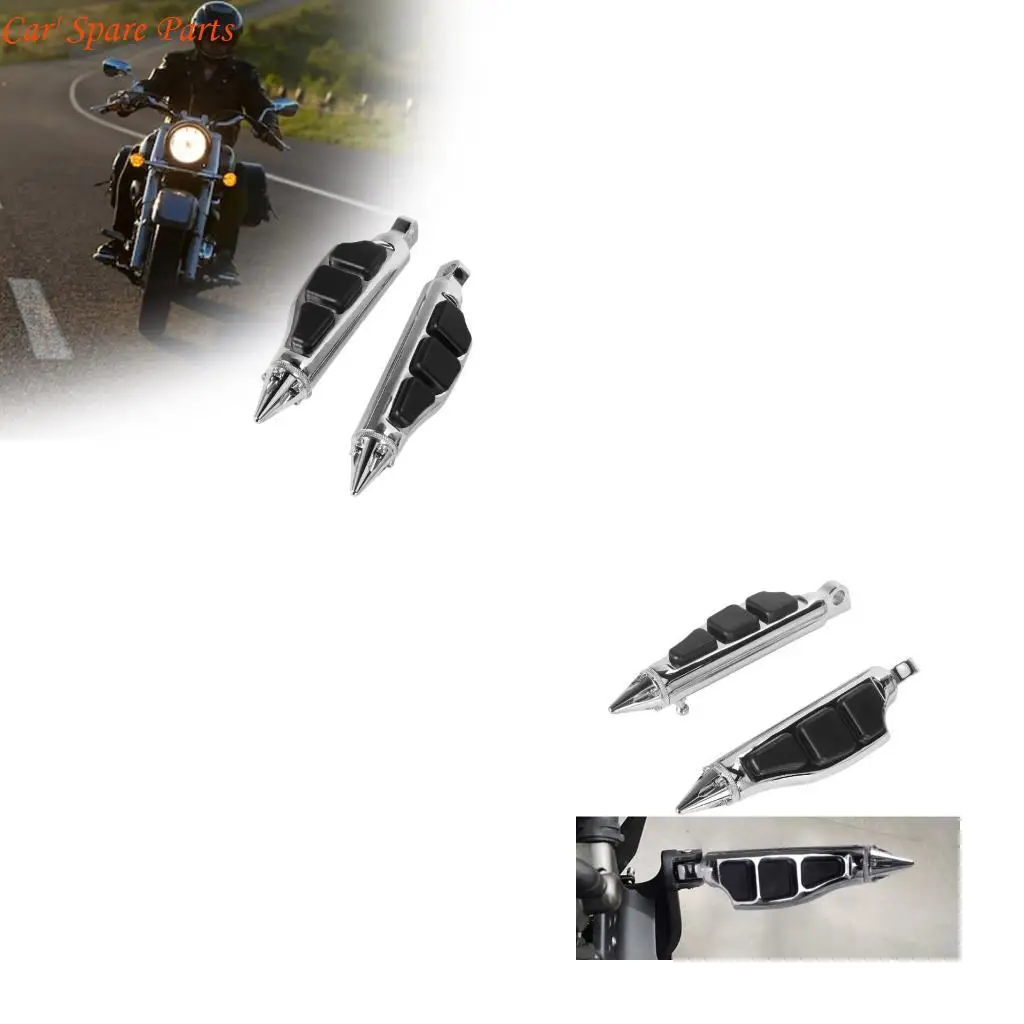 Y4UA Thickened Aluminum Footpegs Anti Slip Rubber Exterior Universal Fitment for Travel Motorcycles
Y4UA Thickened Aluminum Footpegs Anti Slip Rubber Exterior Universal Fitment for Travel Motorcycles