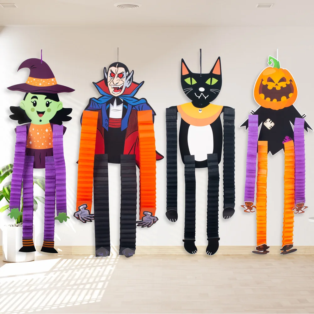 Paper Halloween Hanging Ornaments Charm Fluttering Design Ghost Pumpkin Witch Hanging Pendant Kids Gifts Festival Decor Supplies
Paper Halloween Hanging Ornaments Charm Fluttering Design Ghost Pumpkin Witch Hanging Pendant Kids Gifts Festival Decor Supplies
