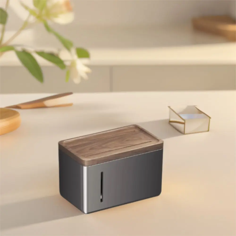 No Punching Waterproof Toilet Paper Holder with Cover Waterproof Design Wooden Tissue Box Wooden Material Wall Mounted
No Punching Waterproof Toilet Paper Holder with Cover Waterproof Design Wooden Tissue Box Wooden Material Wall Mounted