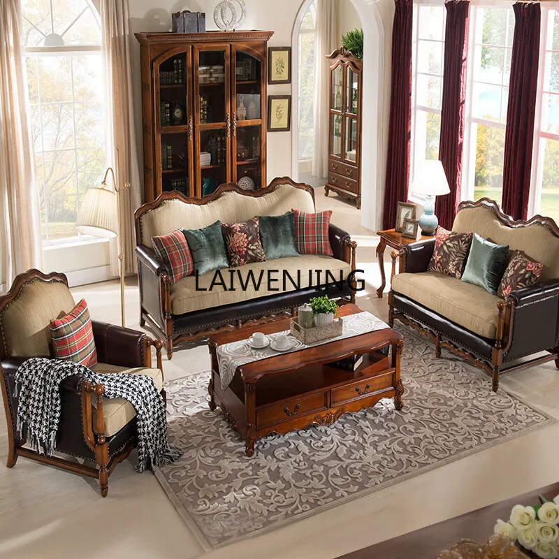 HLZ solid wood fabric sofa combination household three-person modern small apartment living room
HLZ solid wood fabric sofa combination household three-person modern small apartment living room