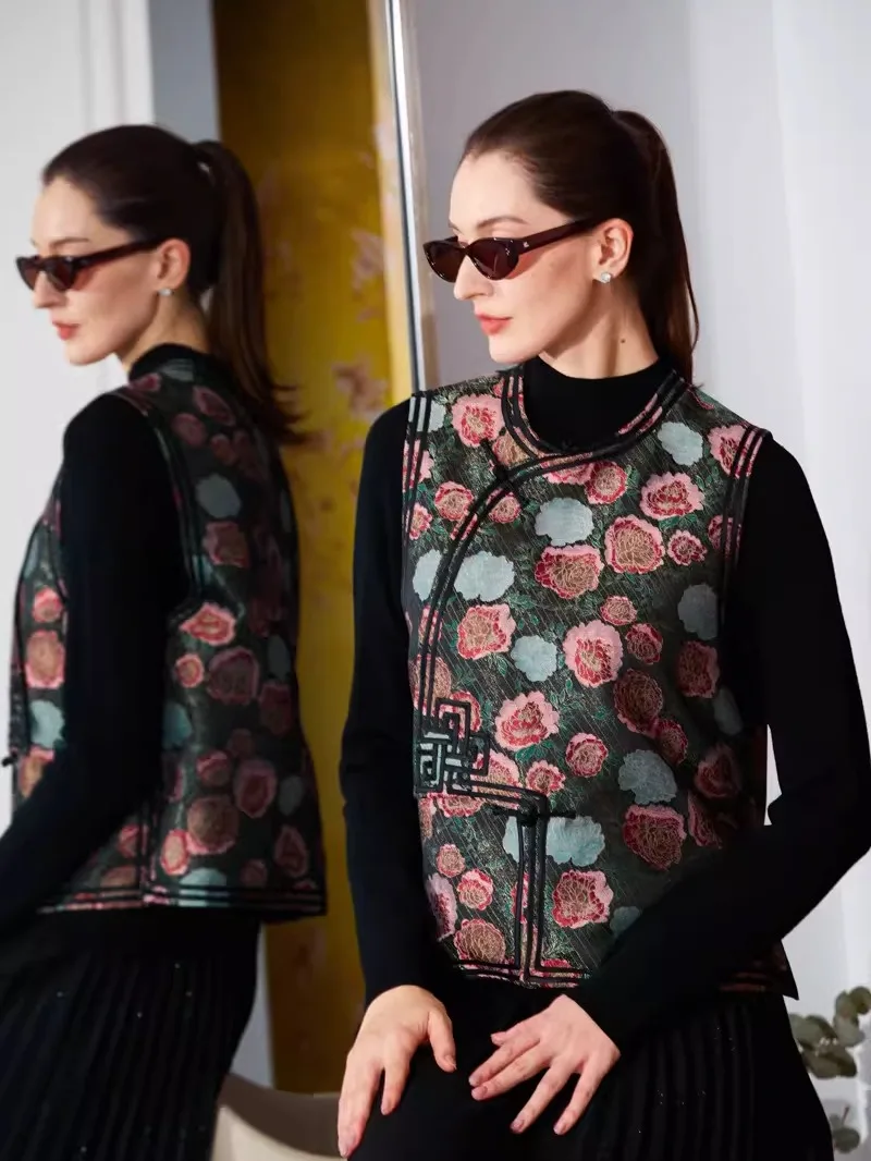 Женская шелковая блузка больших размеров из парчи с ароматом роз, весна-осень, новая коллекция, в китайском стиле, большие размеры, одежда для весеннего сезона
Женская шелковая блузка больших размеров из парчи с ароматом роз, весна-осень, новая коллекция, в китайском стиле, большие размеры, одежда для весеннего сезона