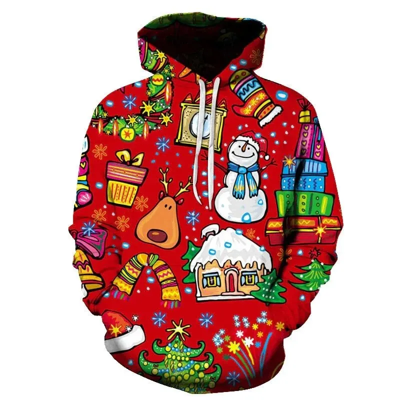 Funny 3D Christmas Gift Snowman Santa Claus Printing New In Hoodies & Sweatshirts Kid Cute Pullovers Women Harajuku Clothing Top
Funny 3D Christmas Gift Snowman Santa Claus Printing New In Hoodies & Sweatshirts Kid Cute Pullovers Women Harajuku Clothing Top