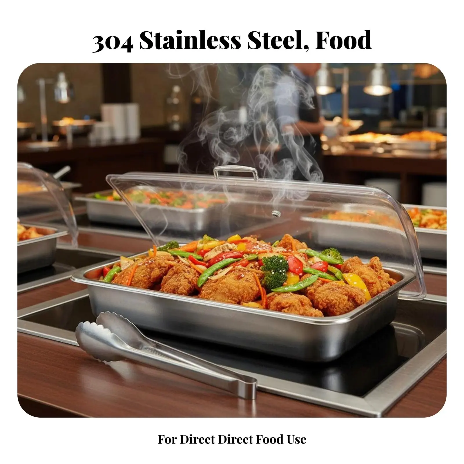 Rectangular dining hall Dish With Lid Option Food Pan Deep Design Rustresistant for Caterers
Rectangular dining hall Dish With Lid Option Food Pan Deep Design Rustresistant for Caterers