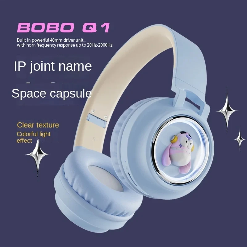 New Cartoon Luminous Wireless Headworn Bluetooth Headset Game E-sports Headset Q1
New Cartoon Luminous Wireless Headworn Bluetooth Headset Game E-sports Headset Q1