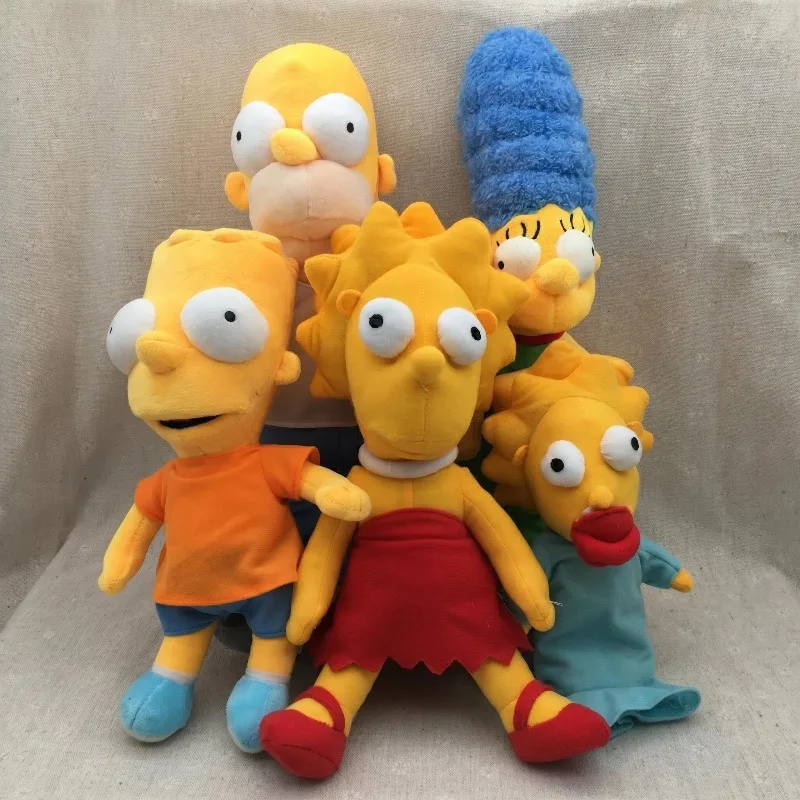 The Simpsons Family Plush Toys Bart Homer Marge Lisa Maggie Soft Stuffed Dolls Anime Cartoon Plushies Birthday Gifts
The Simpsons Family Plush Toys Bart Homer Marge Lisa Maggie Soft Stuffed Dolls Anime Cartoon Plushies Birthday Gifts