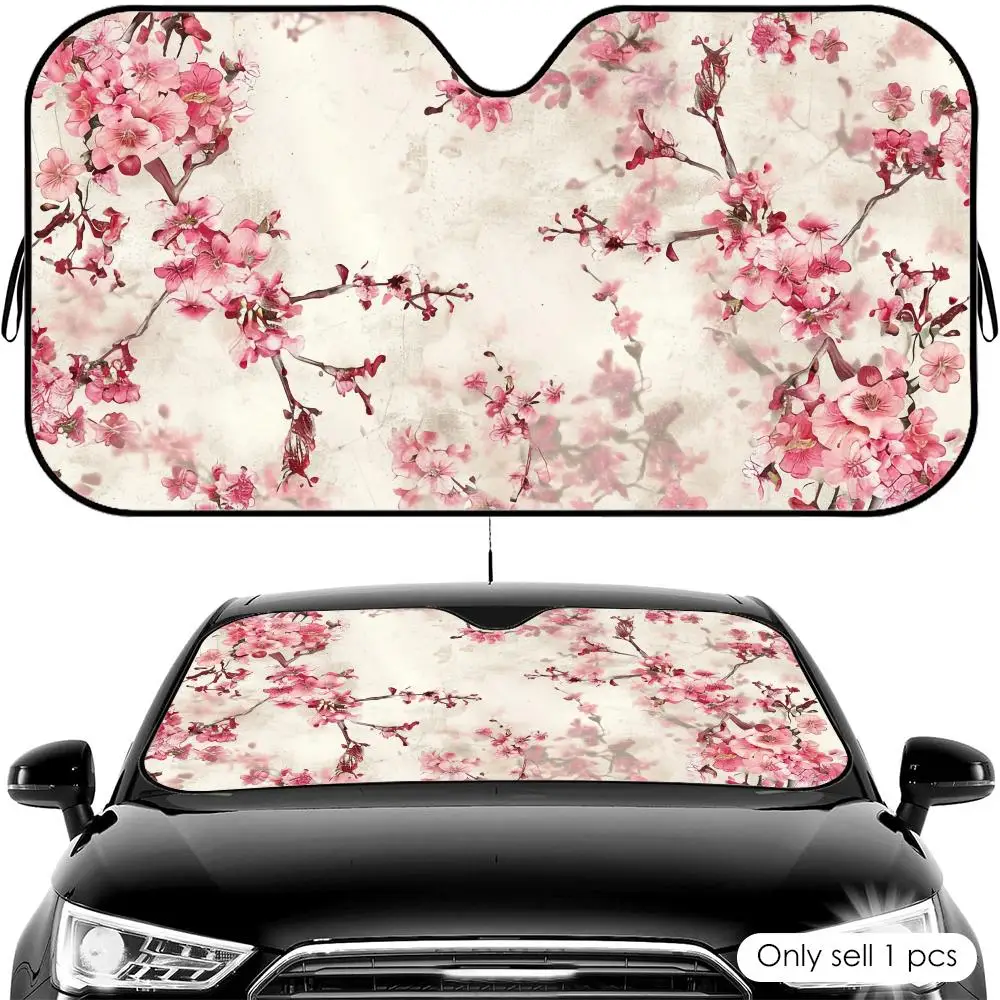 Japanese Cherry Blossom Sun Visor Foldable Universal Car Windshield Sun Shade UV Protection Heat Insulation Foldable Cover
Japanese Cherry Blossom Sun Visor Foldable Universal Car Windshield Sun Shade UV Protection Heat Insulation Foldable Cover