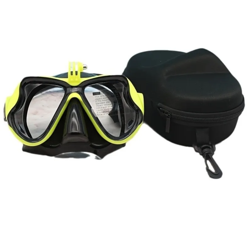 Large Frame Unisex Snorkeling Mask Silicone Waterproof and Anti-fog Equipment with Camera Free Diving
Large Frame Unisex Snorkeling Mask Silicone Waterproof and Anti-fog Equipment with Camera Free Diving