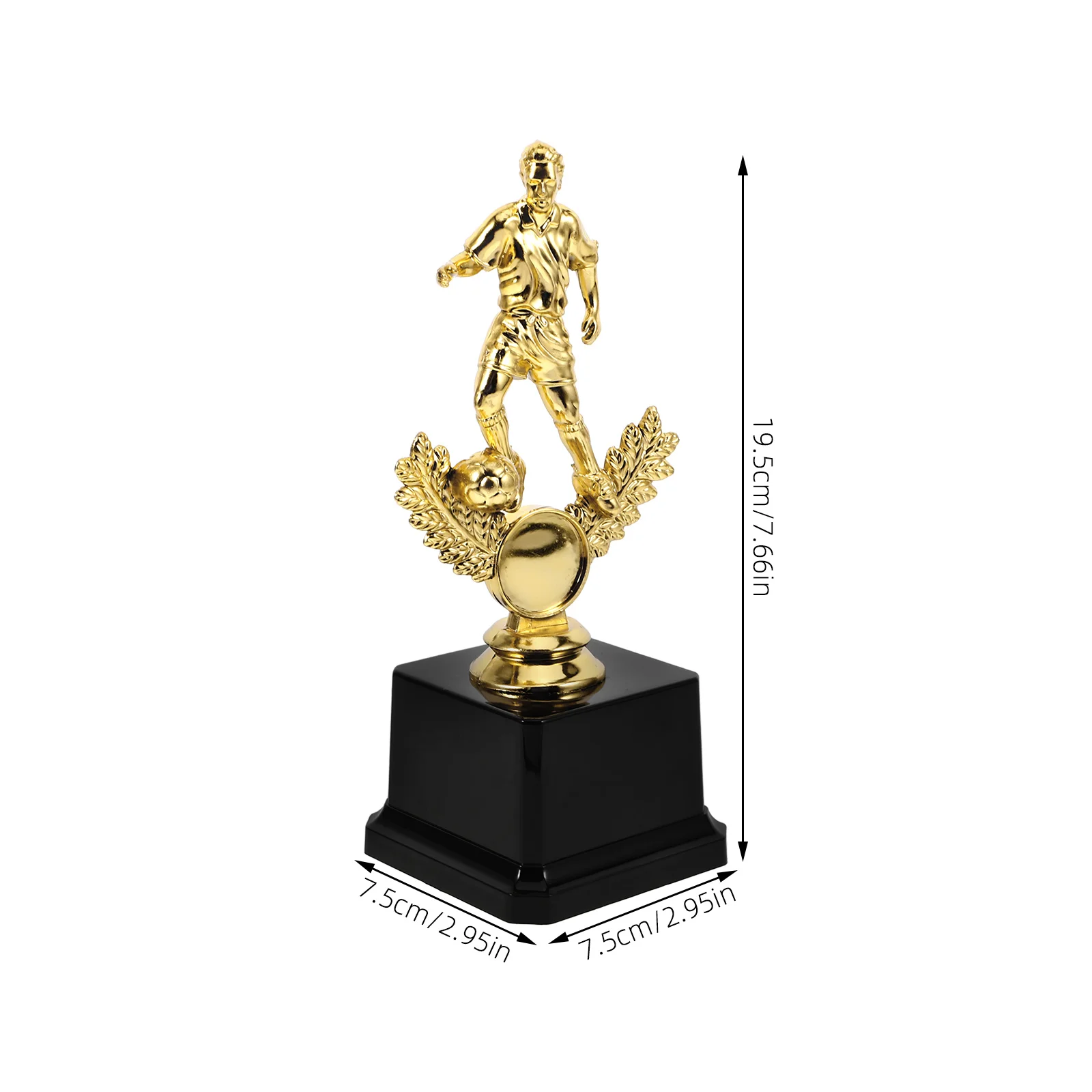 Plastic Soccer Trophy Small Football Player Award Championship Lightweight Plastic Trophy for Soccer Sports Competitions
Plastic Soccer Trophy Small Football Player Award Championship Lightweight Plastic Trophy for Soccer Sports Competitions
