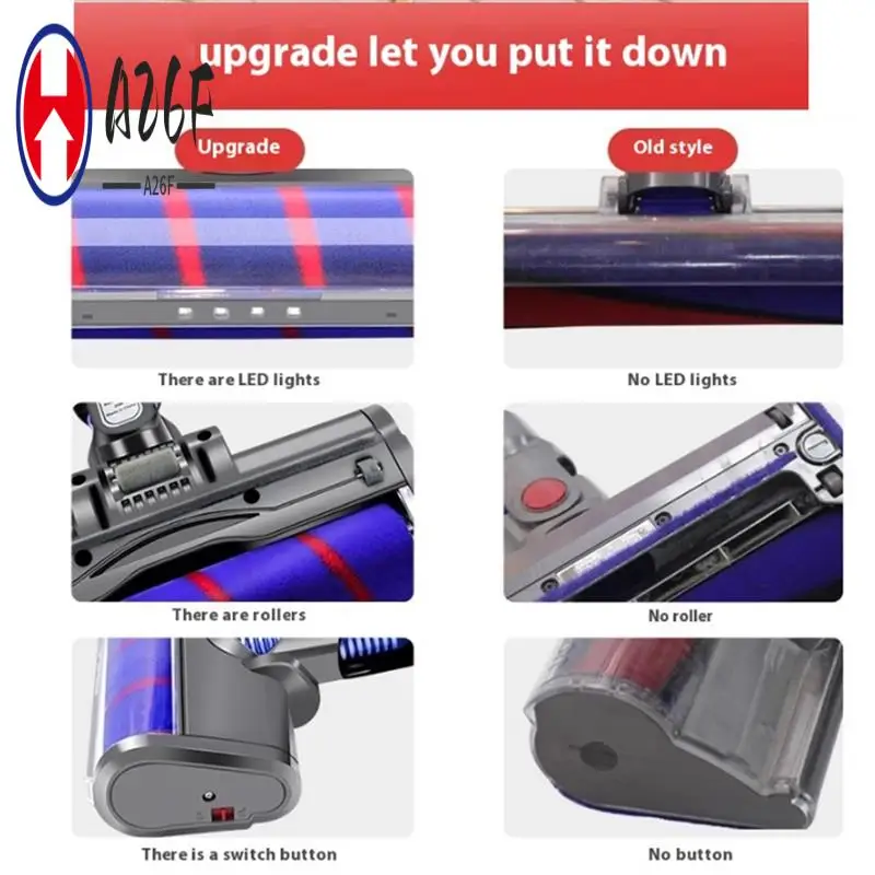 A26F-для Dyson V15 V11 V10 V8 V7 насадка для пылесоса мягкая роликовая щетка замена с подсветкой для пыли для очистителя твердой древесины
A26F-для Dyson V15 V11 V10 V8 V7 насадка для пылесоса мягкая роликовая щетка замена с подсветкой для пыли для очистителя твердой древесины