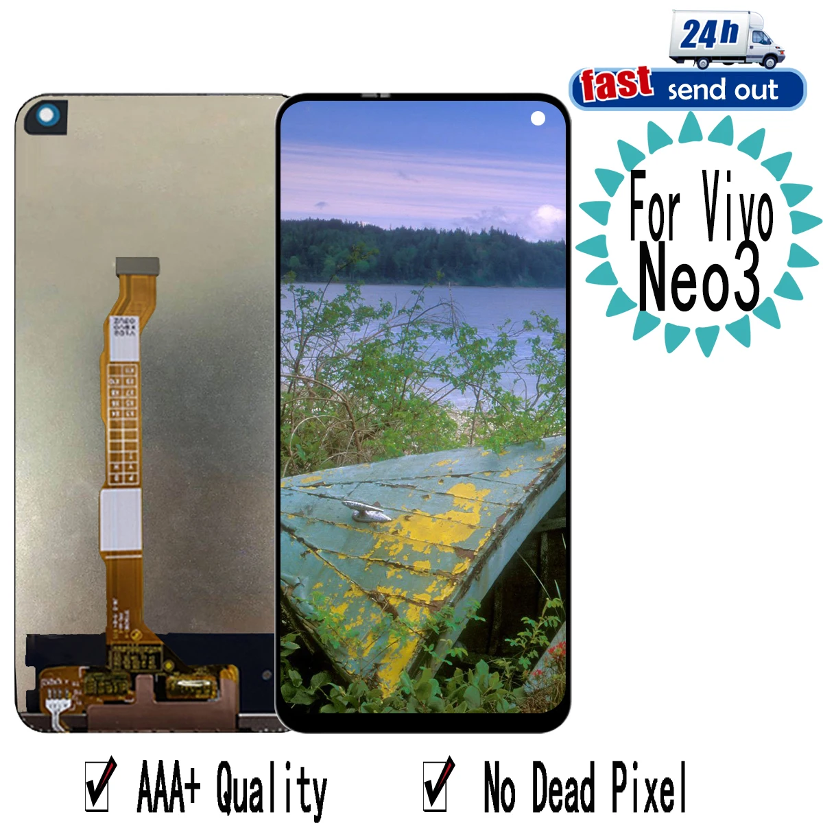 6.57" Neo3 LCD For BBK Vivo iQOO Neo 3 LCD Display Touch Screen Digitizer Assembly Replacement For VIVOneo3 5G
6.57" Neo3 LCD For BBK Vivo iQOO Neo 3 LCD Display Touch Screen Digitizer Assembly Replacement For VIVOneo3 5G