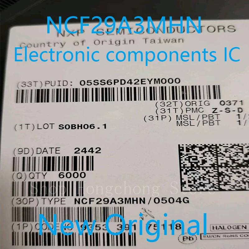 New Original NCF29A3MHN/0504G NCF29A3MHN NCF29A3 NFC/RFID Tags & Transponders Electronic components IC QFN32 10PCS
New Original NCF29A3MHN/0504G NCF29A3MHN NCF29A3 NFC/RFID Tags & Transponders Electronic components IC QFN32 10PCS