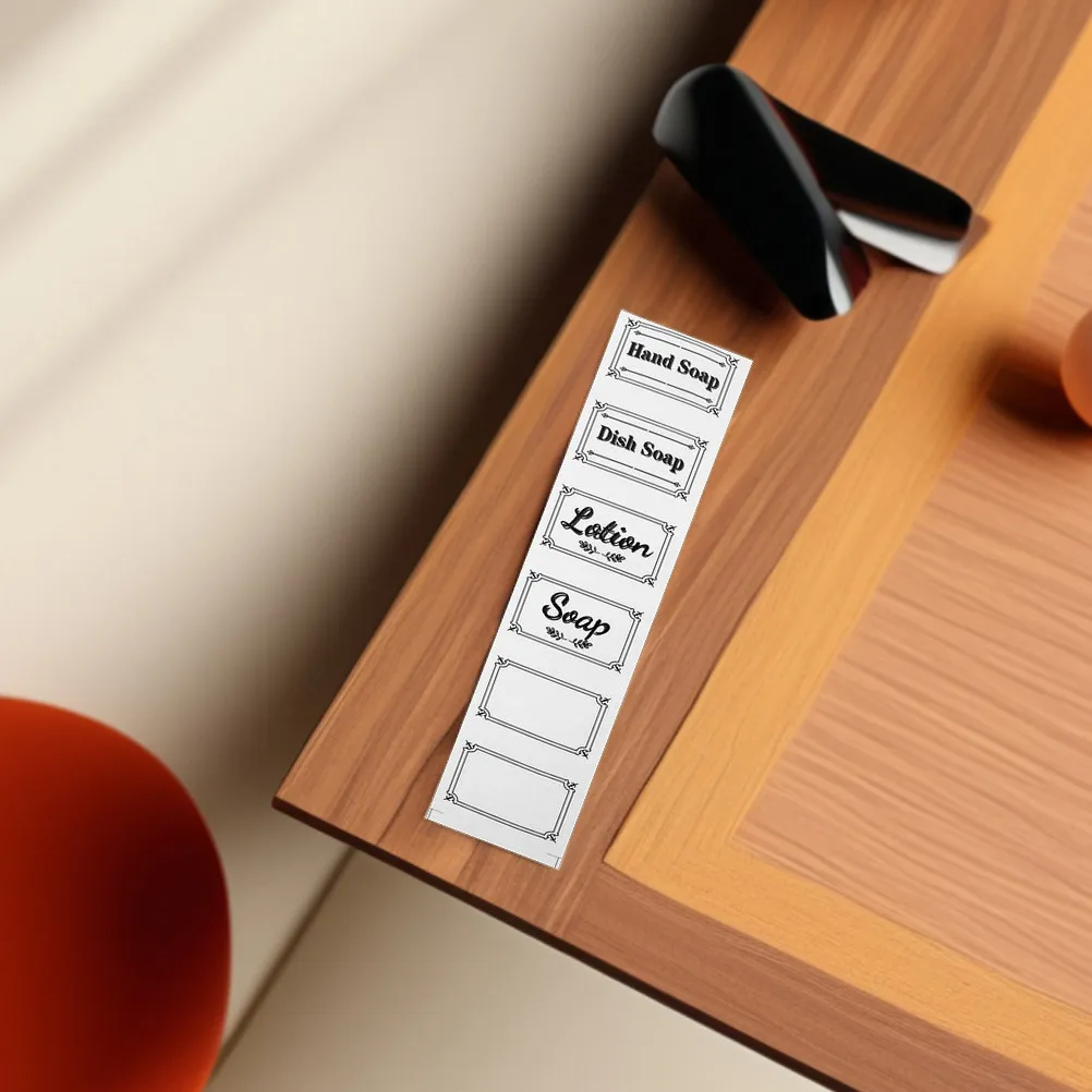 12 Sheets Transparent Bathroom Labels for Shampoo Conditioner Dispensers Clear Waterproof Adhesive Removable Sort Classification
12 Sheets Transparent Bathroom Labels for Shampoo Conditioner Dispensers Clear Waterproof Adhesive Removable Sort Classification