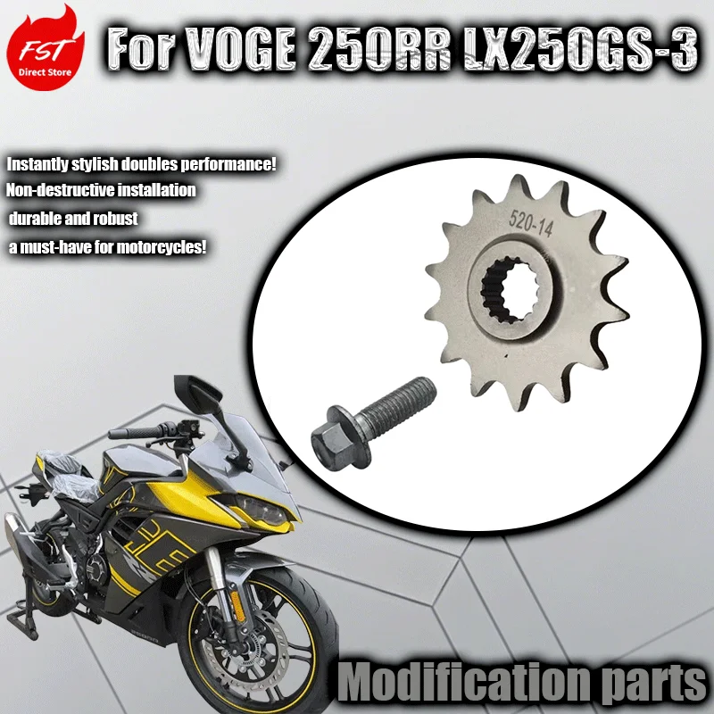 Original improved countershaft small sprocket fixing screw for Loncin VOGE LX250GS-3 250RR
Original improved countershaft small sprocket fixing screw for Loncin VOGE LX250GS-3 250RR
