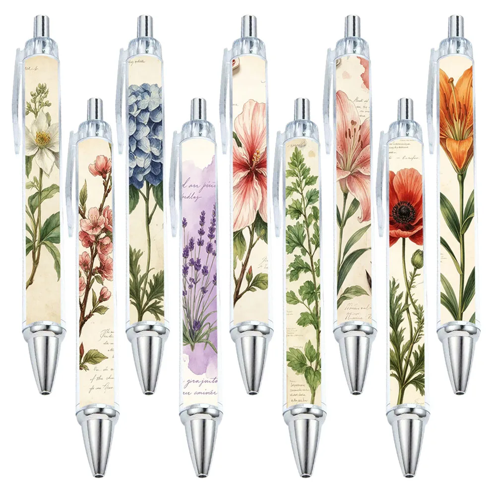 9/14 PCS Forest Poppy Wildflower Retro Color Roundball Pens - Learning and Office Supplies - Pattern Random
9/14 PCS Forest Poppy Wildflower Retro Color Roundball Pens - Learning and Office Supplies - Pattern Random